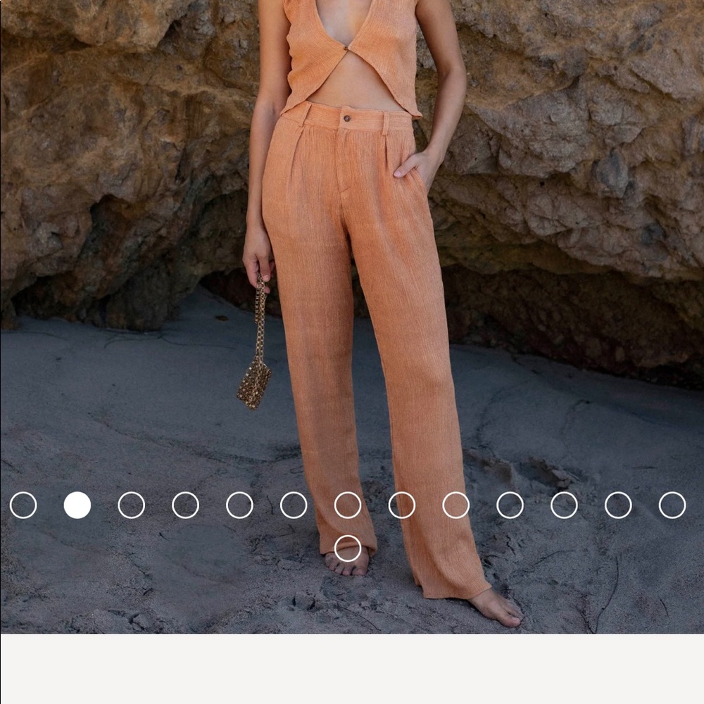 Savannah Morrow Hali Pant Sandstone Size Small NWT